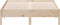 vidaXL - Bedframe - zonder - matras - massief - grenenhout - 140x190 - cm