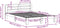 vidaXL - Bedframe - zonder - matras - massief - grenenhout - 140x190 - cm