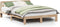 vidaXL - Bedframe - zonder - matras - massief - grenenhout - 140x200 - cm