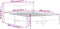 vidaXL - Bedframe - zonder - matras - massief - grenenhout - 140x200 - cm
