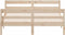 vidaXL - Bedframe - zonder - matras - massief - grenenhout - 140x200 - cm