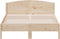 vidaXL - Bedframe - zonder - matras - massief - grenenhout - 140x200 - cm