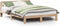 vidaXL - Bedframe - zonder - matras - massief - grenenhout - 160x200 - cm