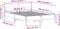 vidaXL - Bedframe - zonder - matras - massief - grenenhout - 160x200 - cm