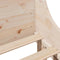 vidaXL - Bedframe - zonder - matras - massief - grenenhout - 160x200 - cm