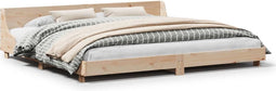 vidaXL - Bedframe - zonder - matras - massief - grenenhout - 180x200 - cm