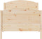 vidaXL - Bedframe - zonder - matras - massief - grenenhout - 75x190 - cm