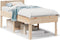 vidaXL - Bedframe - zonder - matras - massief - grenenhout - 75x190 - cm