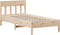 vidaXL - Bedframe - zonder - matras - massief - grenenhout - 75x190 - cm