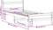 vidaXL - Bedframe - zonder - matras - massief - grenenhout - 75x190 - cm