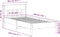 vidaXL - Bedframe - zonder - matras - massief - grenenhout - 75x190 - cm