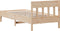 vidaXL - Bedframe - zonder - matras - massief - grenenhout - 75x190 - cm