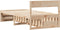 vidaXL - Bedframe - zonder - matras - massief - grenenhout - 75x190 - cm