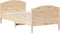 vidaXL - Bedframe - zonder - matras - massief - grenenhout - 75x190 - cm