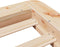 vidaXL - Bedframe - zonder - matras - massief - grenenhout - 75x190 - cm