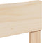 vidaXL - Bedframe - zonder - matras - massief - grenenhout - 75x190 - cm