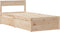 vidaXL - Bedframe - zonder - matras - massief - grenenhout - 75x190 - cm