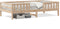 vidaXL - Bedframe - zonder - matras - massief - grenenhout - 80x200 - cm