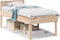 vidaXL - Bedframe - zonder - matras - massief - grenenhout - 80x200 - cm