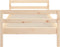 vidaXL - Bedframe - zonder - matras - massief - grenenhout - 80x200 - cm