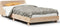 vidaXL - Bedframe - zonder - matras - massief - grenenhout - 90x190 - cm