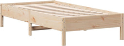 vidaXL - Bedframe - zonder - matras - massief - grenenhout - 90x190 - cm