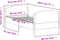 vidaXL - Bedframe - zonder - matras - massief - grenenhout - 90x190 - cm