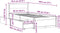 vidaXL - Bedframe - zonder - matras - massief - grenenhout - 90x190 - cm