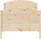 vidaXL - Bedframe - zonder - matras - massief - grenenhout - 90x190 - cm