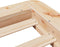 vidaXL - Bedframe - zonder - matras - massief - grenenhout - 90x190 - cm