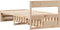 vidaXL - Bedframe - zonder - matras - massief - grenenhout - 90x190 - cm