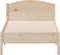 vidaXL - Bedframe - zonder - matras - massief - grenenhout - 90x190 - cm