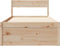vidaXL - Bedframe - zonder - matras - massief - grenenhout - 90x190 - cm