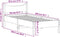 vidaXL - Bedframe - zonder - matras - massief - grenenhout - 90x200 - cm