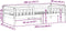 vidaXL - Bedframe - zonder - matras - massief - grenenhout - 90x200 - cm