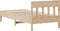 vidaXL - Bedframe - zonder - matras - massief - grenenhout - 90x200 - cm