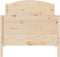 vidaXL - Bedframe - zonder - matras - massief - grenenhout - 90x200 - cm