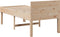 vidaXL - Bedframe - zonder - matras - massief - grenenhout - 90x200 - cm