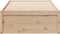 vidaXL - Bedframe - zonder - matras - massief - grenenhout - 90x200 - cm