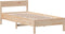 vidaXL - Bedframe - zonder - matras - massief - grenenhout - 90x200 - cm