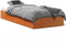 vidaXL - Bedframe - zonder - matras - massief - grenenhout - wasbruin - 90x200 - cm