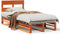 vidaXL - Bedframe - zonder - matras - massief - grenenhout - wasbruin - 90x200 - cm