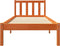 vidaXL - Bedframe - zonder - matras - massief - grenenhout - wasbruin - 90x200 - cm