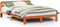 vidaXL - Bedframe - zonder - matras - massief - grenenhout - wasbruin - 150x200 - cm