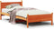 vidaXL - Bedframe - zonder - matras - massief - grenenhout - wasbruin - 75x190 - cm
