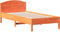 vidaXL - Bedframe - zonder - matras - massief - grenenhout - wasbruin - 90x200 - cm