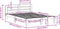 vidaXL - Bedframe - zonder - matras - massief - grenenhout - wasbruin - 120x190 - cm