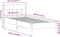vidaXL - Bedframe - zonder - matras - massief - grenenhout - wasbruin - 90x200 - cm