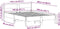 vidaXL - Bedframe - zonder - matras - massief - grenenhout - wasbruin - 140x200 - cm