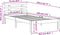 vidaXL - Bedframe - zonder - matras - massief - grenenhout - wasbruin - 75x190 - cm